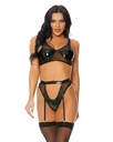 1Pc Gold buckle lingerie teddy: teddy.