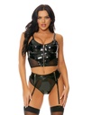 1Pc Gold buckle lingerie teddy: teddy.