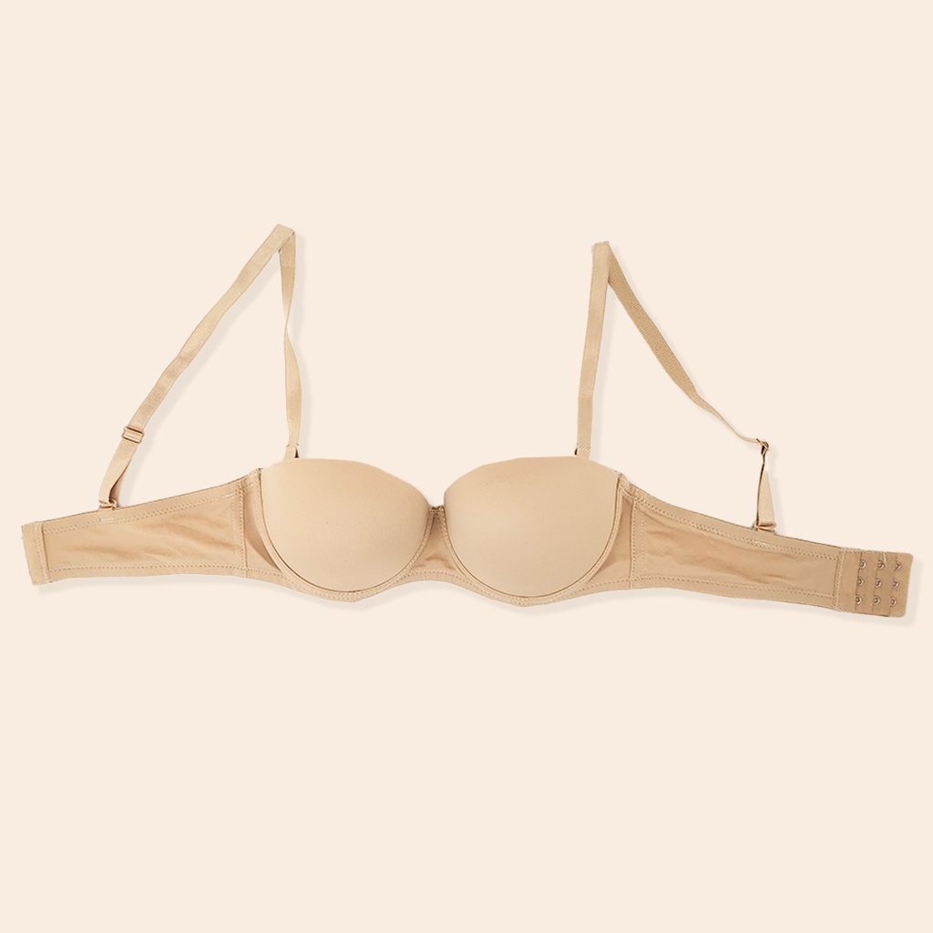 Brasier strapless con push up