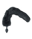 Punishment Fox Tail Plug - Black