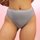 3 Pantys hi-cuts de algodon de mujer