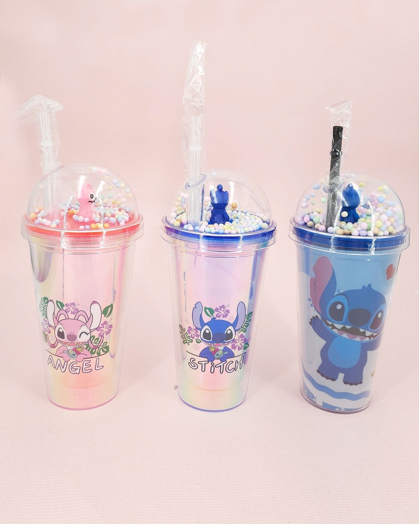 Accesorios vaso con pajilla