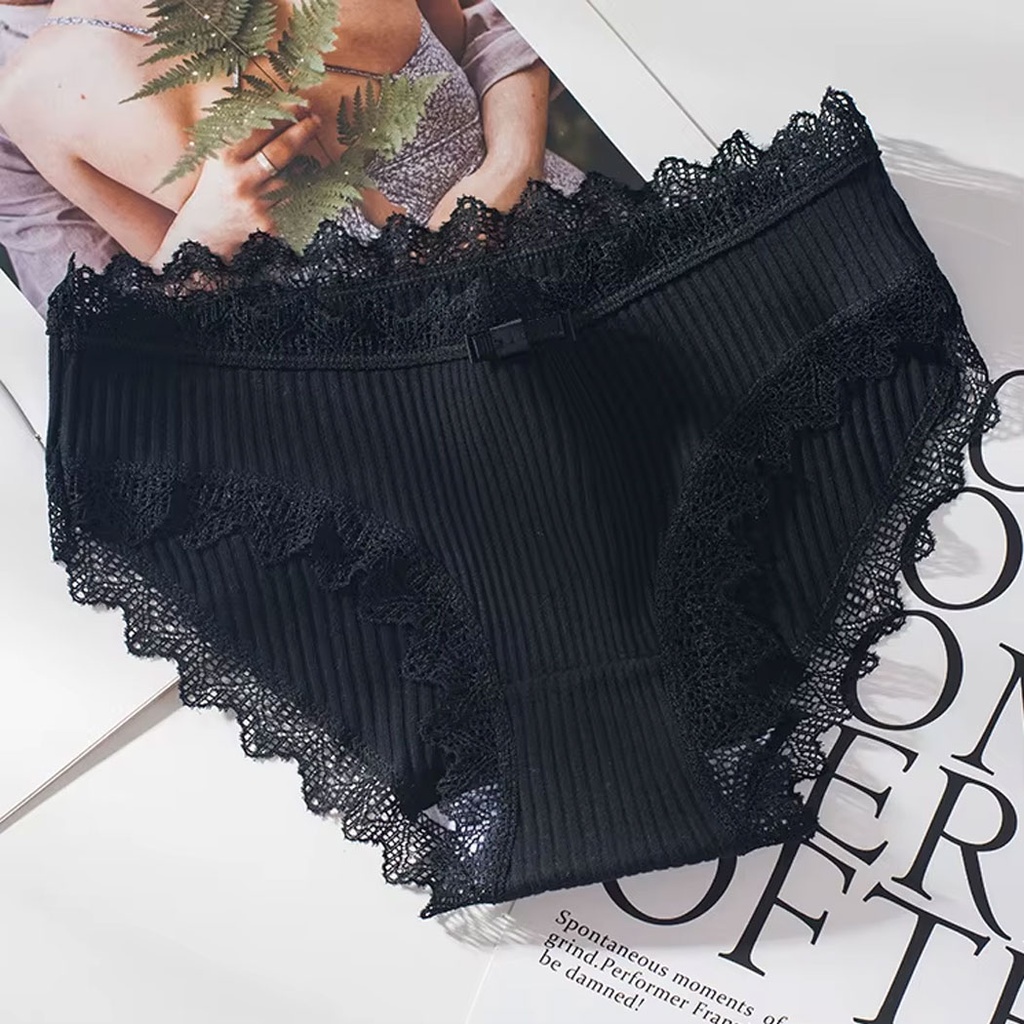 Panty Sensuel algodon de encaje