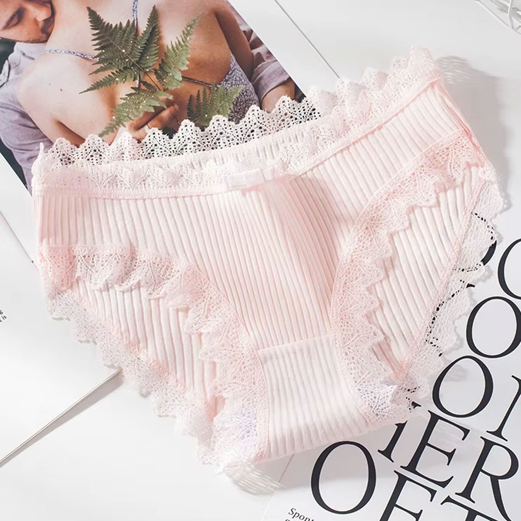 Panty Sensuel algodon de encaje