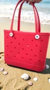 Cartera de Playa Tipo Crocs Mediana