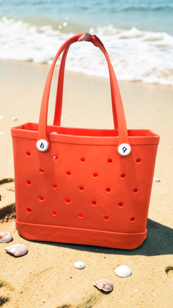 Cartera de Playa Tipo Crocs Mediana