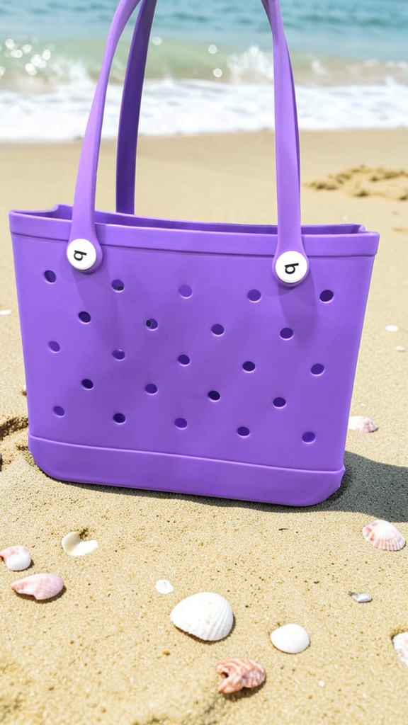 Cartera de Playa Tipo Crocs Mediana