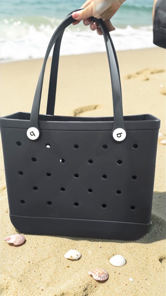 Cartera de Playa Tipo Crocs Mediana