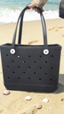 Cartera de Playa Tipo Crocs Mediana
