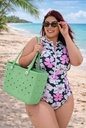 Cartera de Playa Tipo Crocs Mediana