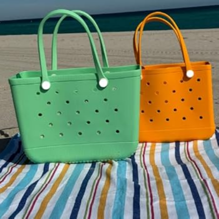 Cartera de Playa Tipo Crocs Mediana