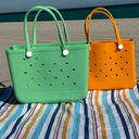 Cartera de Playa Tipo Crocs Mediana