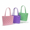 Cartera de Playa Tipo Crocs Mediana