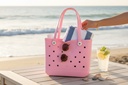 Cartera de Playa Tipo Crocs Mediana