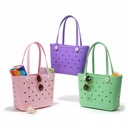Cartera de Playa Tipo Crocs Mediana