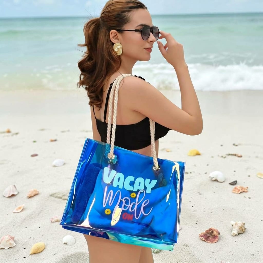 Bolso de verano transparente