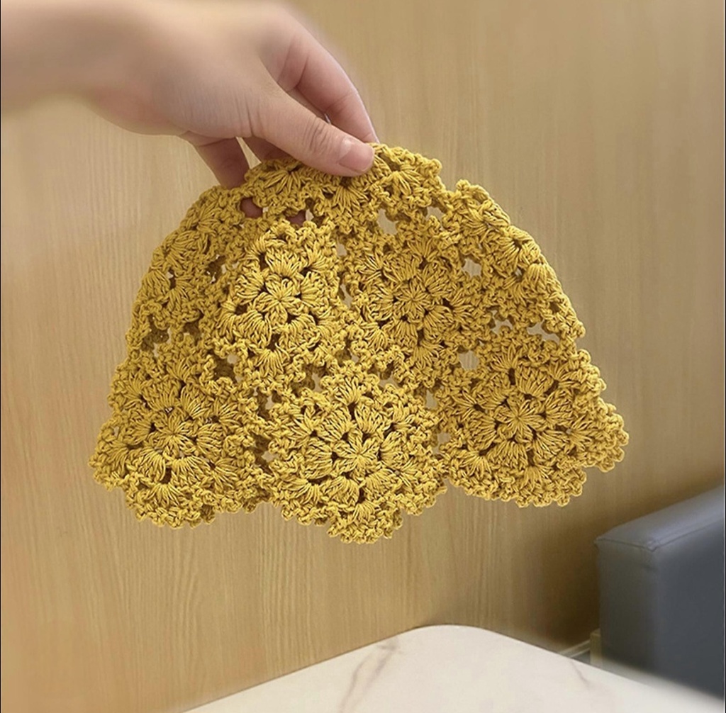 Casquete sin perlas ni flores