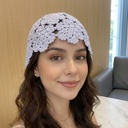 Casquete sin perlas ni flores