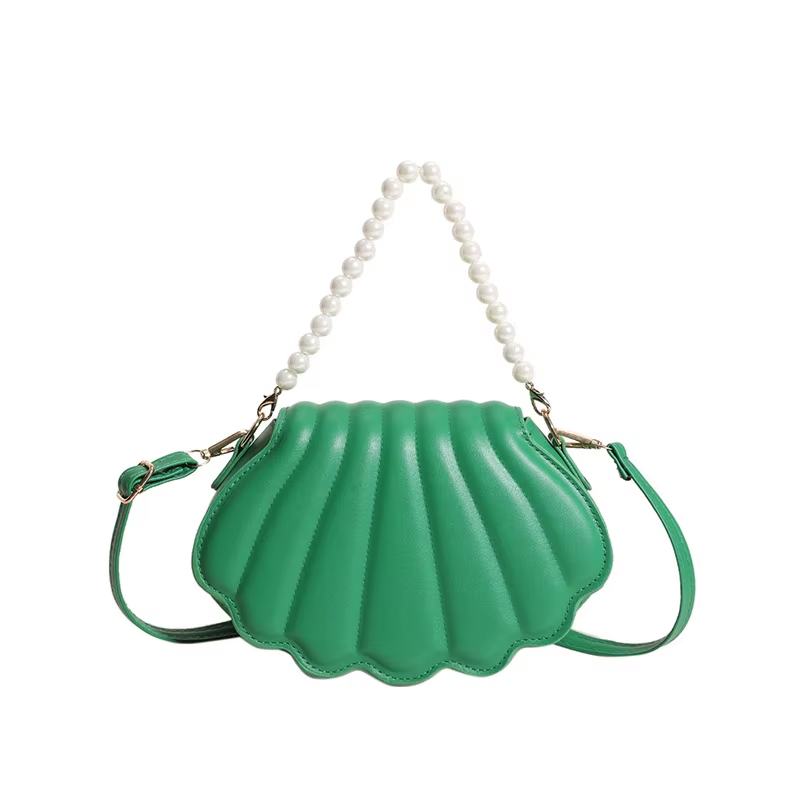 Bolso de mano de concha de mujer
