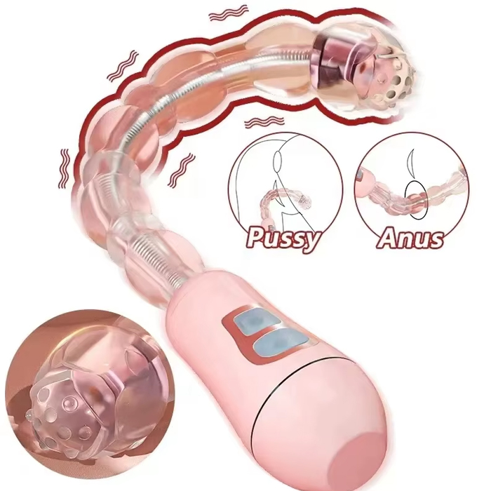 Vibrador anal y vaginal