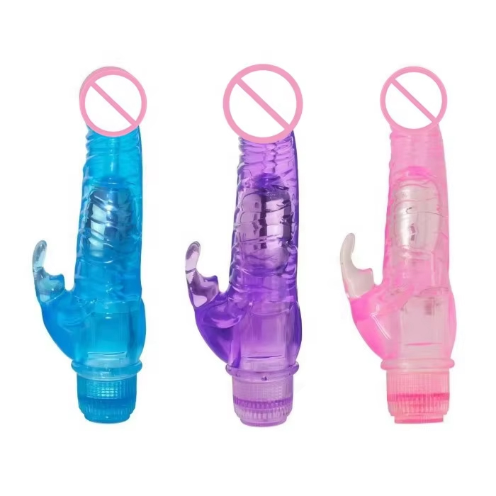 Vibrador en forma de conejo realista