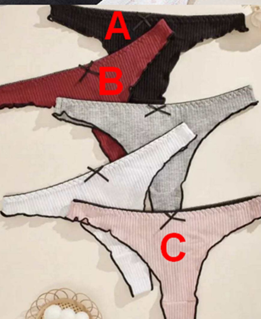 Pack 3 Tanga Sensuel algodon