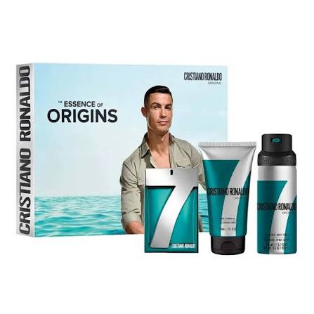 SET CRISTIANO RONALDO CR7 ORIGINS MEN (3 PC ) 3.4 OZ EDT SP