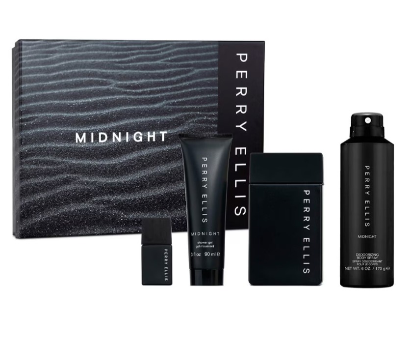 Set Perry ellis midnight set 4 piezas EDT 100ml 3.4 fl.oz