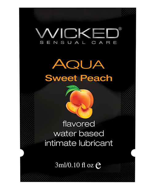 Wicked Sensual Care Water Based Lubricant-1 oz Sweet Peach