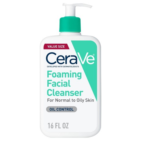 CeraVe Foaming Facial Cleanser Limpiador en espuma de 16oz