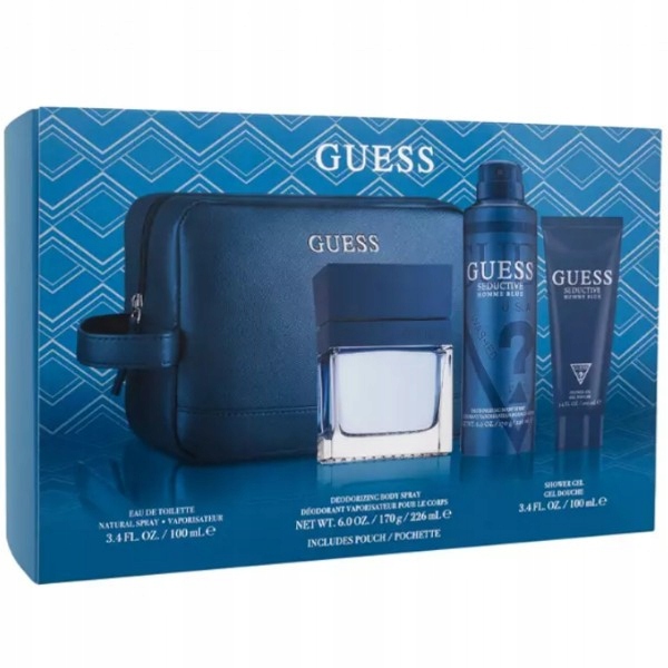 GUESS SEDUCTIVE BLUE 4p 3.4oz M EDT