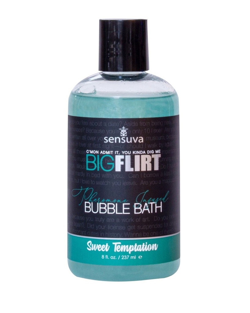 Sensuva Sensuva Big Flirt Pheromone Bubble Bath Sweet Temptation 8oz