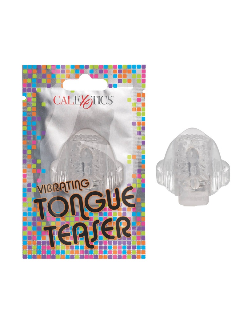 Cal Exotics Vibrating Tongue Teaser Foil Prepack Clear