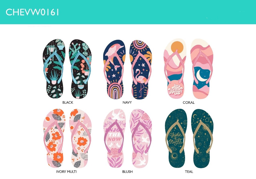 Womens Mix N Match Flip Flops