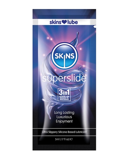 Skins Super Slide Silicone Based Lubricant-5 ml Foil