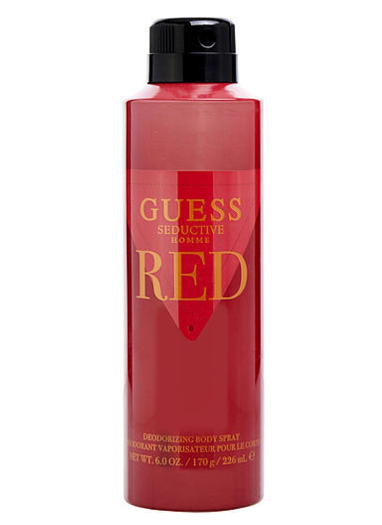 BODY SPRAY GUESS SEDUCTIVE HOMME RED MEN 6.0 OZ. SP