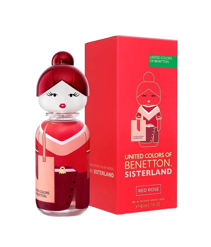 BENETTON SISTERLAND RED ROSE 2.7oz W ED