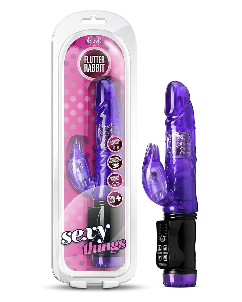 Blush Sexy Things Flutter Rabbit - Purple