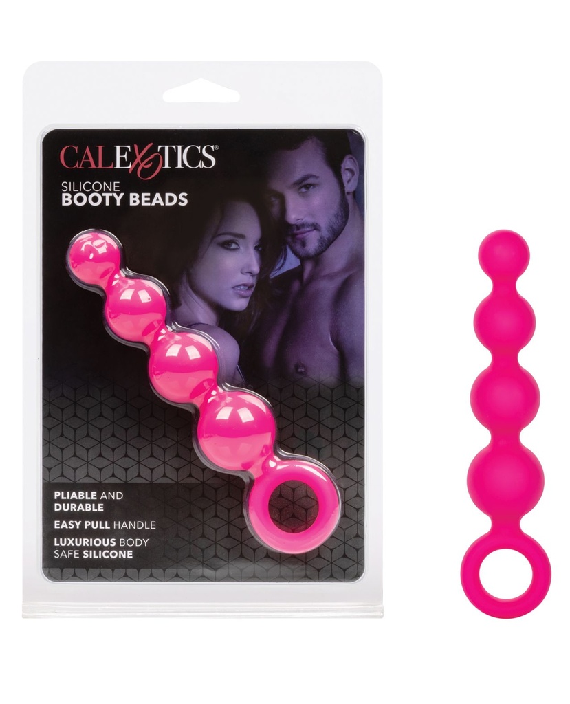 Calexotics Silicone Booty Beads - Pink