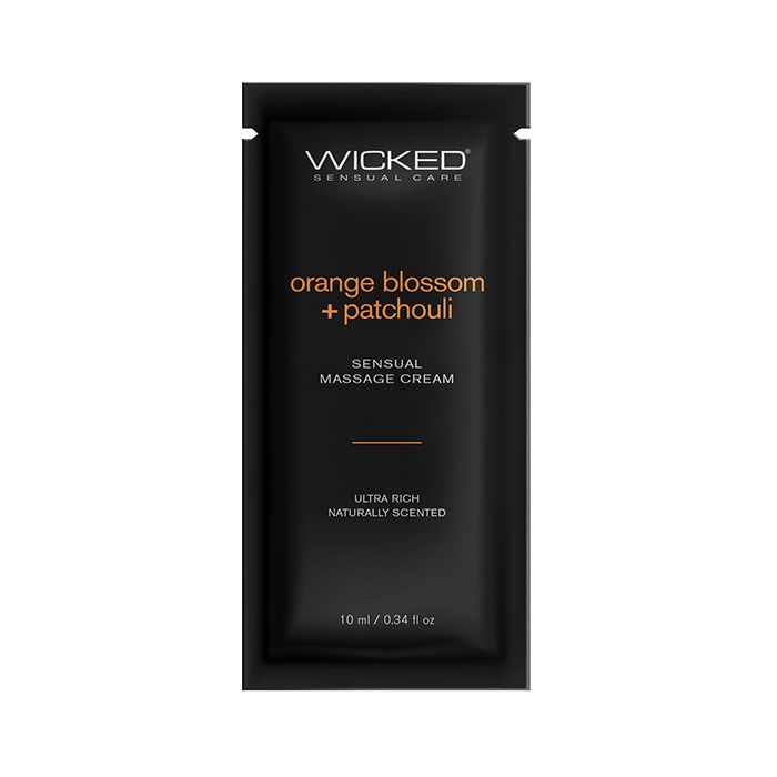 Wicked Sensual Care Orange Blossom &amp; Patchouli Massage Cream  - .34 oz