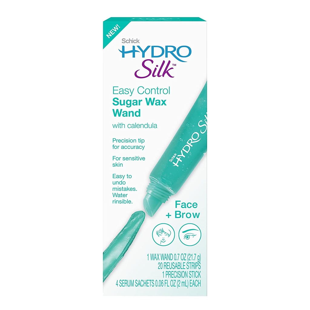 Schick Hydro Silk Easy Control Sugar Wax Wand for Face + Brow