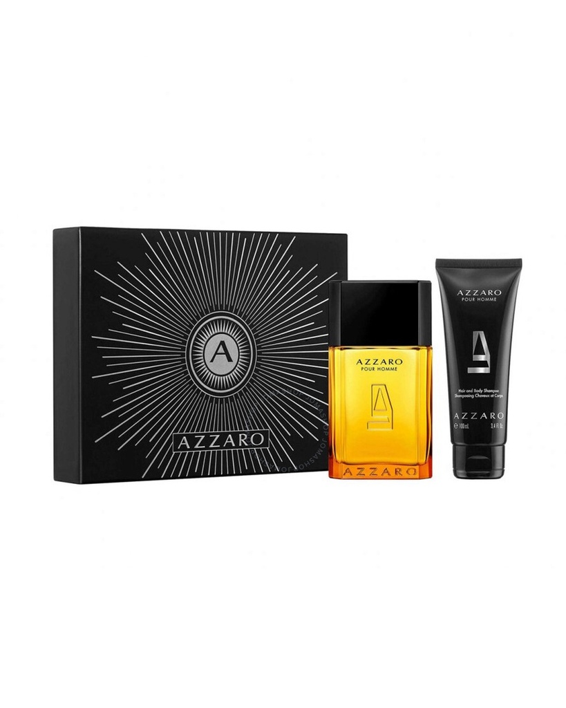 AZZARO SET 2p 3.4oz M EDT SPRAY