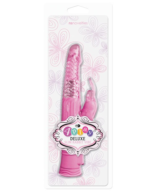 4Play Deluxe Slim Rabbit Vibe - Pink