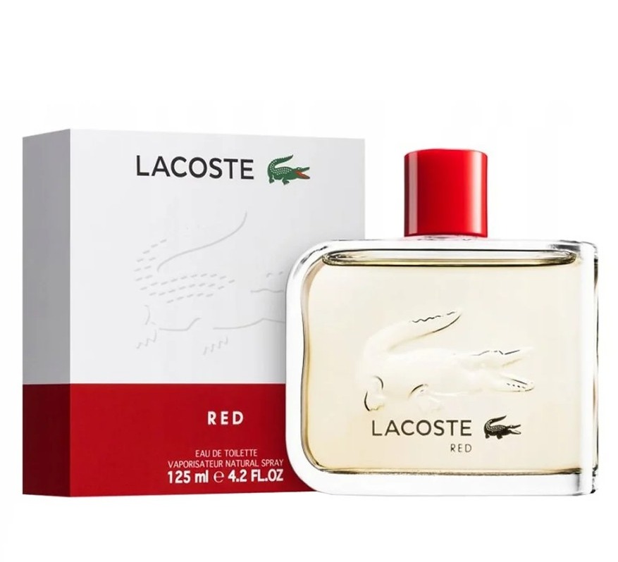 LACOSTE RED 4.2oz M EDT SPRAY