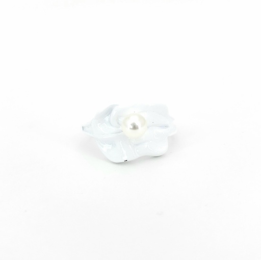 Anillo Brass Perla Blanco