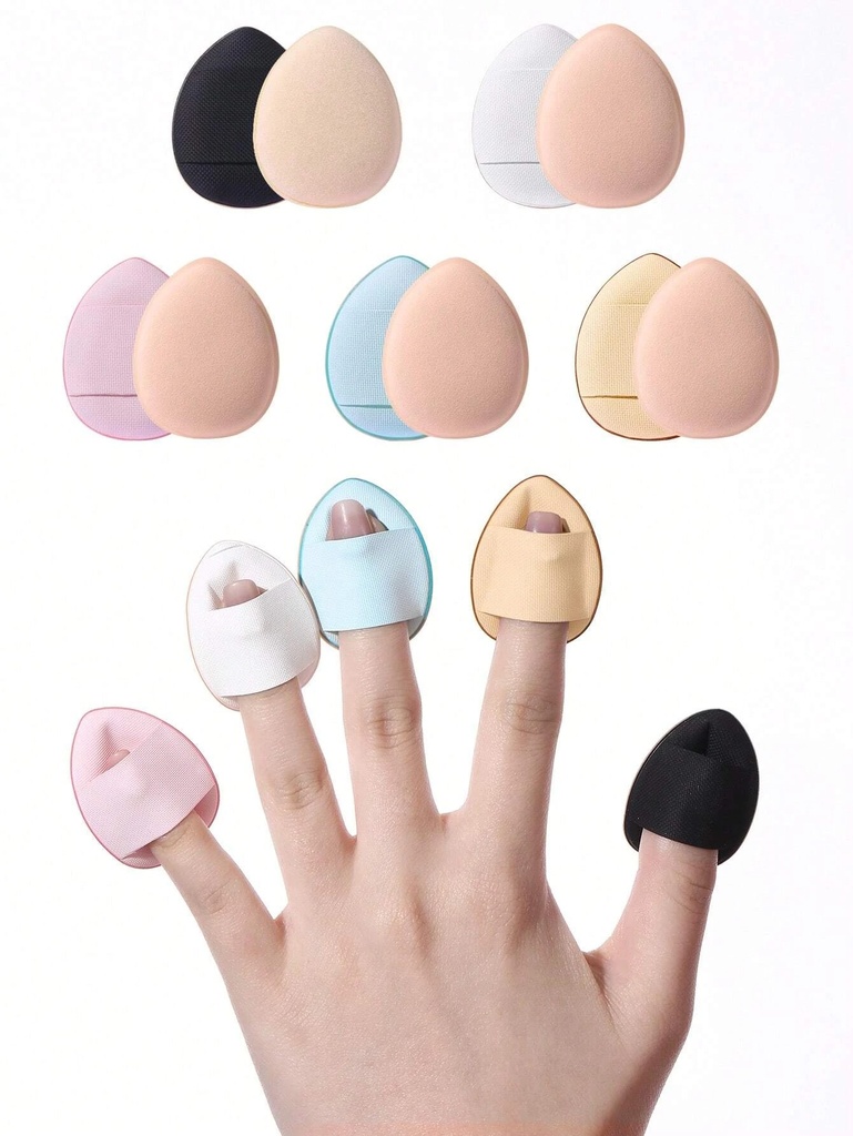 Mini Puff para Dedos para Maquillaje