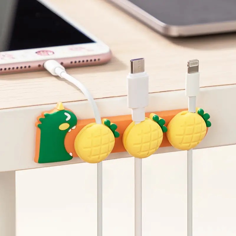 Organizador De Cable Magnético De Dinosaurio
