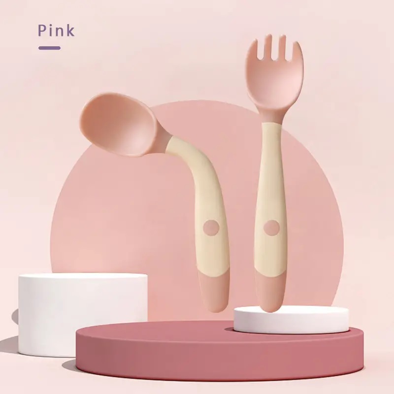 Tenedor Y Cuchara Flexible Y Giratoria
