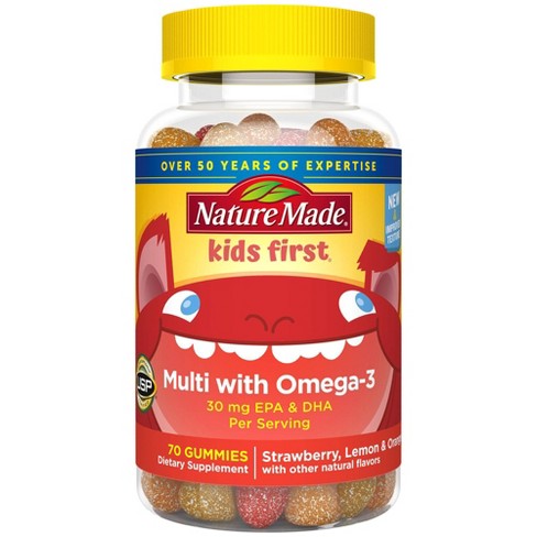 Nature Made Kids First Multivitamin Gummy With Omega-3  70.