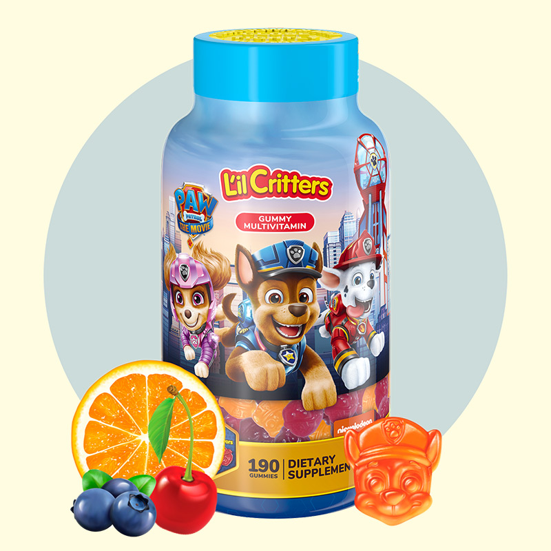 L'il Critters Paw Patrol Complete Multivitamin Gummies, 190ct